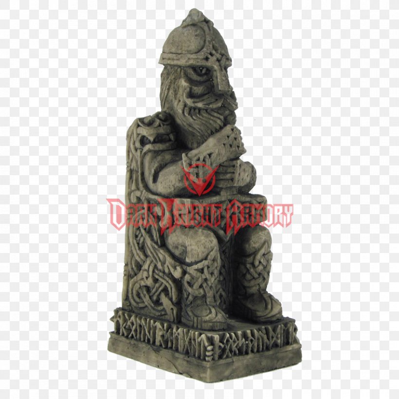 Statue Figurine Odin Thor Mjölnir, PNG, 850x850px, Statue, Artifact, Bronze Sculpture, Carving, Deity Download Free