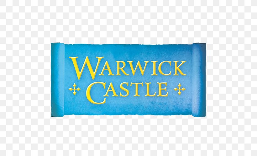 Warwick Castle Brand Rectangle Font, PNG, 500x500px, Warwick Castle, Banner, Blue, Brand, Castle Download Free