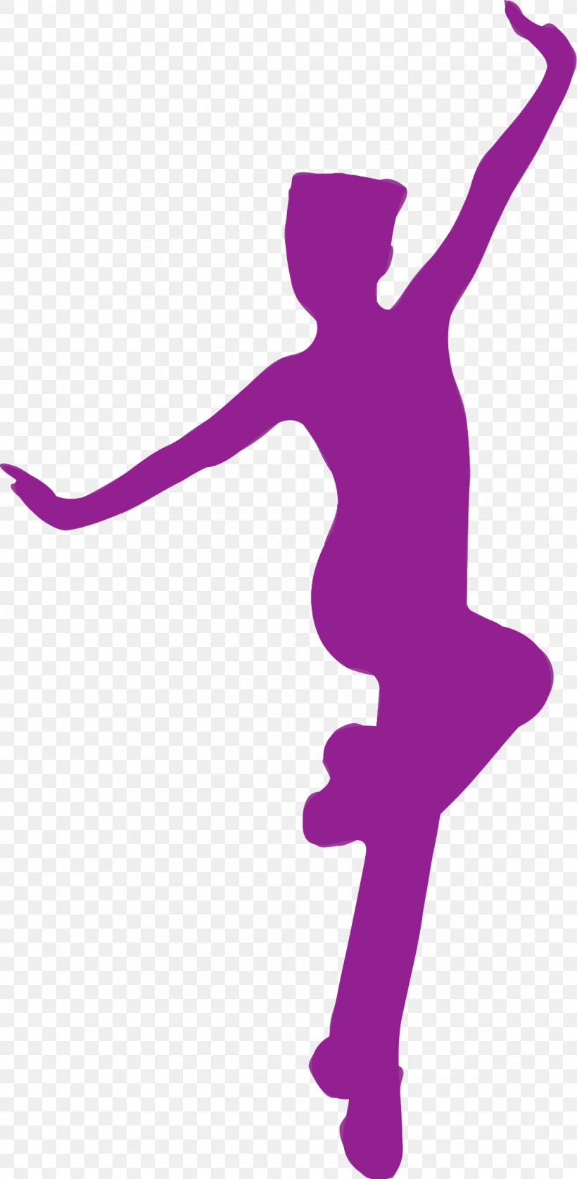 Purple Silhouette Ballet Dancer Clip Art, PNG, 1174x2400px, Watercolor, Cartoon, Flower, Frame, Heart Download Free