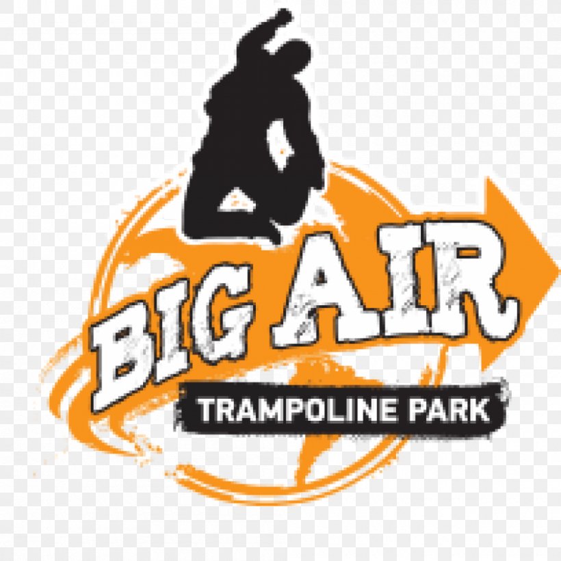 Big Air Trampoline Park, PNG, 1000x1000px, Logo, Brand, Label, Orange, Party Download Free