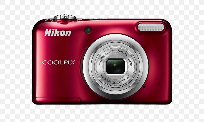 Nikon Digital Camera Coolpix A 10 RD Point-and-shoot Camera Nikon COOLPIX A100, PNG, 700x493px, Nikon, Camera, Camera Lens, Cameras Optics, Digital Camera Download Free
