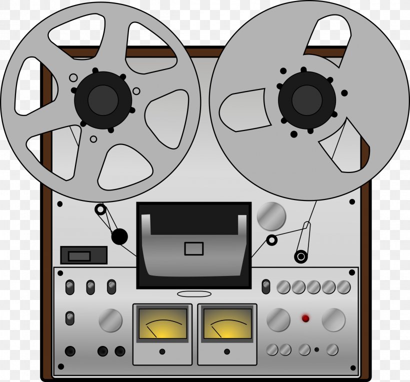 Tape Recorder Reel-to-reel Audio Tape Recording Compact Cassette Clip Art, PNG, 2400x2237px, Watercolor, Cartoon, Flower, Frame, Heart Download Free