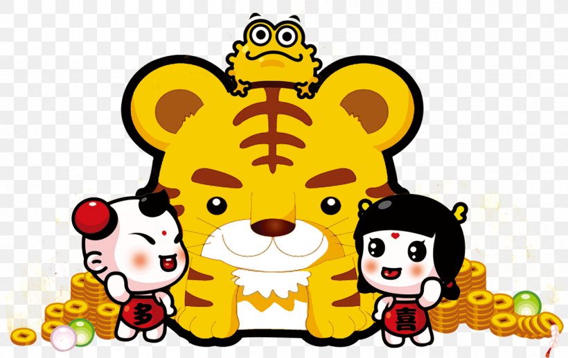 Tiger Q-version Google Images, PNG, 1254x792px, Tiger, Art, Carnivoran, Cartoon, Cat Like Mammal Download Free