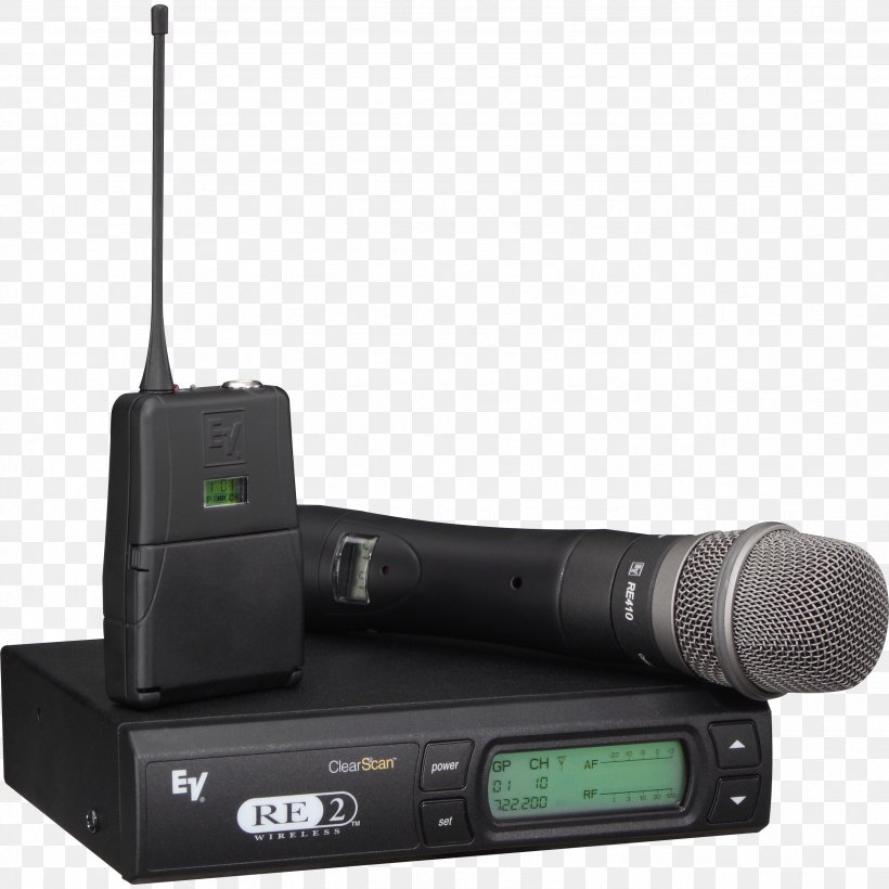 Wireless Microphone Electro-Voice Sound, PNG, 2553x2553px, Microphone, Audio, Audio Equipment, Audio Signal, Broadcasting Download Free