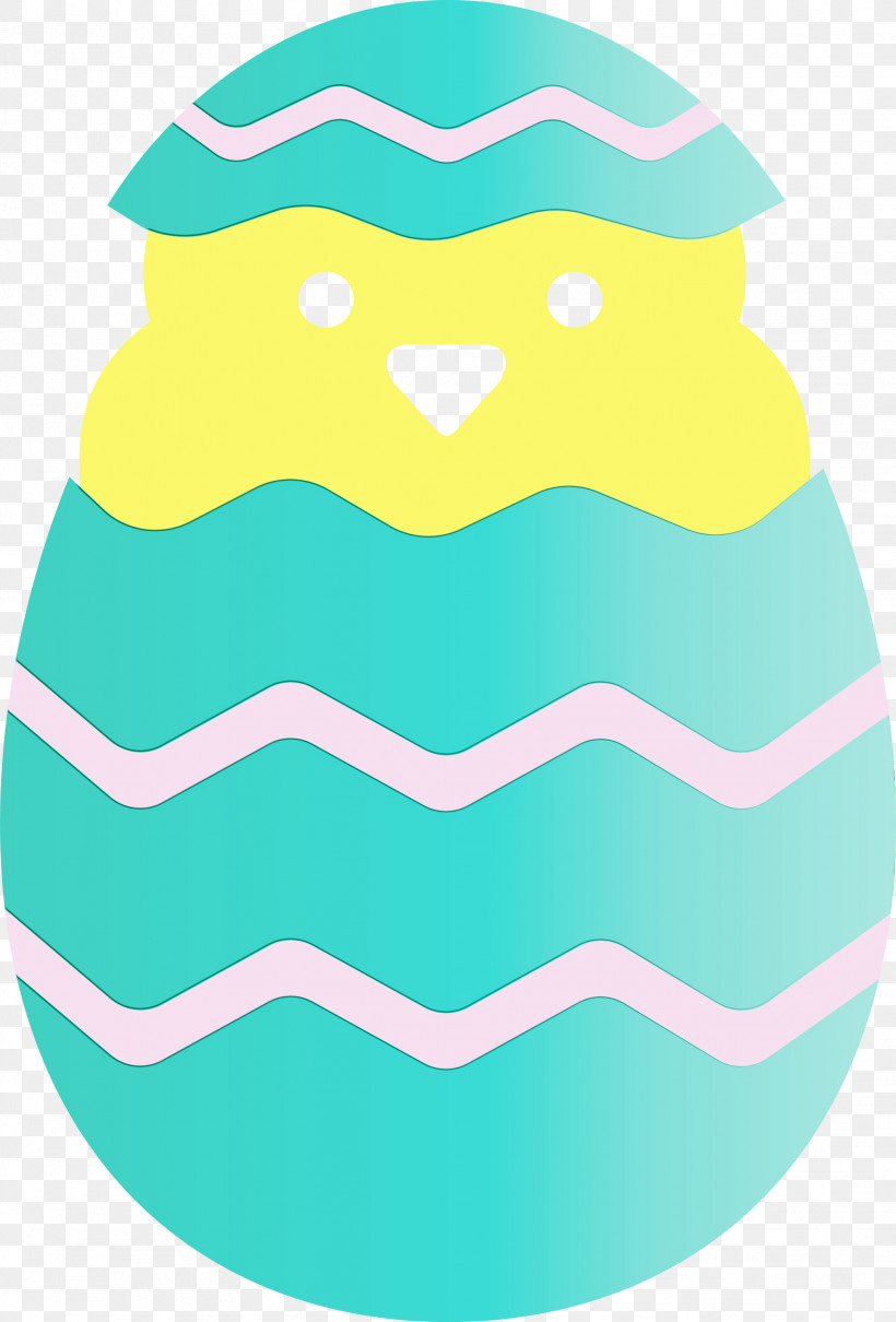 Yellow Turquoise, PNG, 2033x3000px, Chick In Egg, Happy Easter Day, Paint, Turquoise, Watercolor Download Free