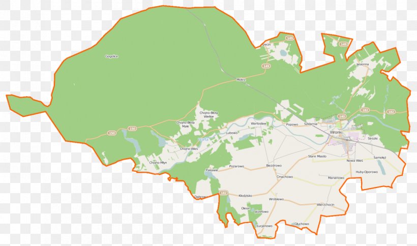 Biezdrowo Jasionna, Greater Poland Voivodeship Pierwoszewo Krasnobrzeg, Greater Poland Voivodeship Map, PNG, 1200x709px, Map, Area, Border, Ecoregion, Greater Poland Voivodeship Download Free