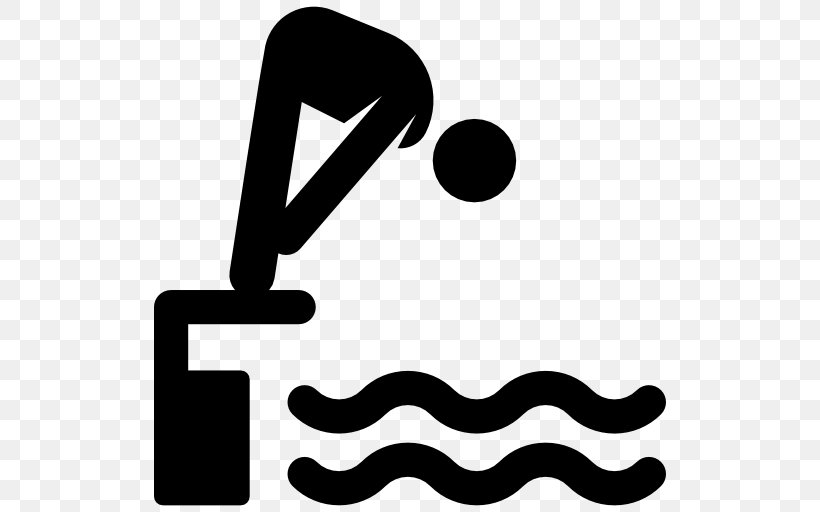 Swimming Clip Art, PNG, 512x512px, Swimming, Area, Black, Black And White, Brand Download Free