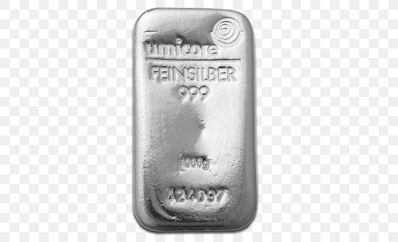 Silver Bullion Gold Bar Umicore, PNG, 500x500px, Silver, Black And White, Bullion, Emirates, Gold Download Free