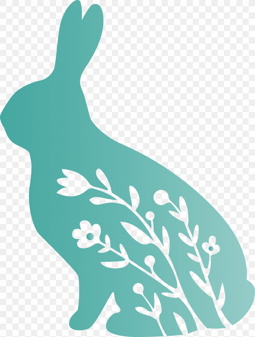 Floral Bunny Floral Rabbit Easter Day, PNG, 2270x3000px, Floral Bunny, Easter Day, Floral Rabbit, Hare, Rabbit Download Free