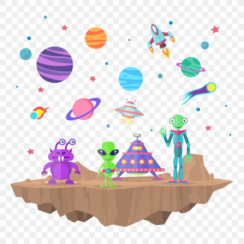 Vector Star Universe, PNG, 1200x1200px, Extraterrestrials In Fiction, Area, Art, Artwork, Cartoon Download Free