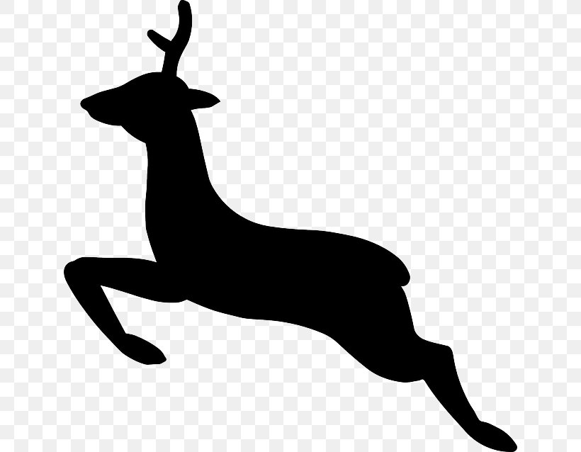 White-tailed Deer Reindeer Moose Clip Art, PNG, 640x638px, Deer, Antelope, Antler, Black And White, Blog Download Free