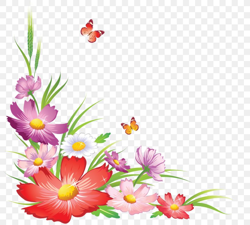 Floral Design Flower Butterfly Clip Art, PNG, 800x738px, Floral Design, Art, Butterfly, Color, Cut Flowers Download Free