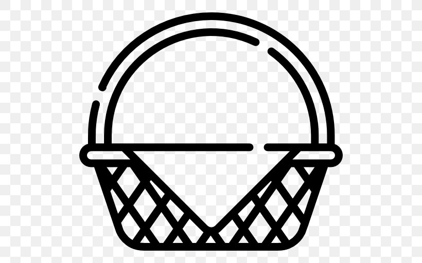 Picnic Baskets Food Clip Art, PNG, 512x512px, Picnic Baskets, Basket, Black And White, Food, Headgear Download Free