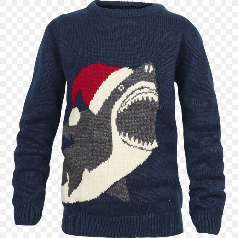 Shark Christmas Jumper Hoodie Sweater, PNG, 1600x1600px, Shark, Carcharhinus Amblyrhynchos, Christmas, Christmas Jumper, Christmas Jumper Day Download Free