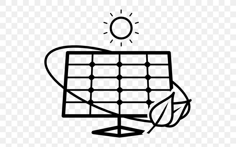 Solar Panels Solar Power Sunlight, PNG, 512x512px, Solar Panels, Area, Black And White, Energy, First Solar Download Free