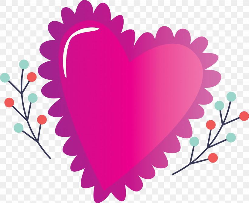 Heart Pink Leaf Love Heart, PNG, 3000x2447px, Heart, Leaf, Love, Magenta, Pink Download Free