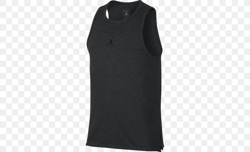 Air Jordan Sleeveless Shirt Nike Clothing Shorts, PNG, 500x500px, Air Jordan, Active Shirt, Active Tank, Adidas, Black Download Free