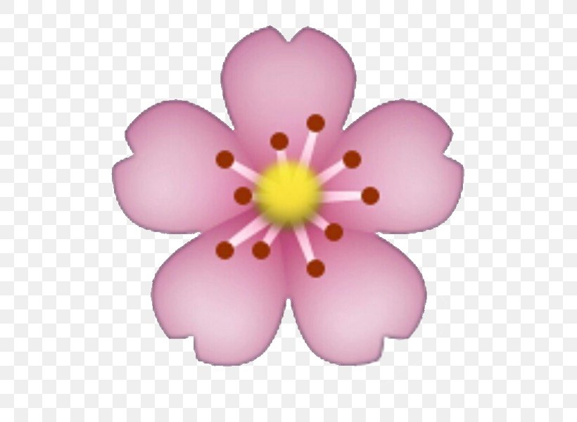 Emoji Flower Sticker IPhone, PNG, 600x600px, Emoji, Blossom, Flower, Flowering Plant, Information Download Free