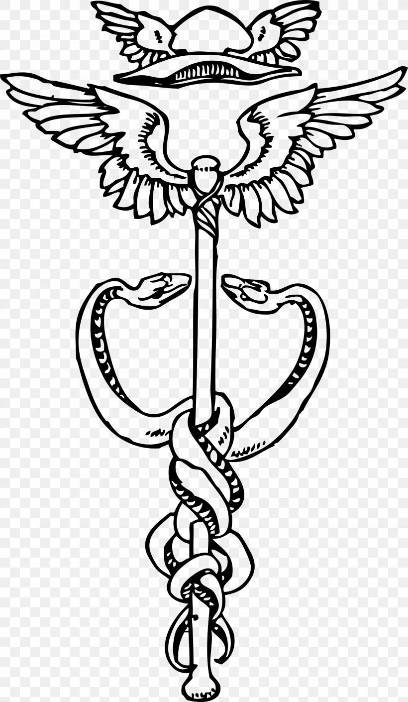 Staff Of Hermes Symbol Clip Art, PNG, 1969x3388px, Staff Of Hermes, Artwork, Black And White, Caduceus As A Symbol Of Medicine, Fictional Character Download Free