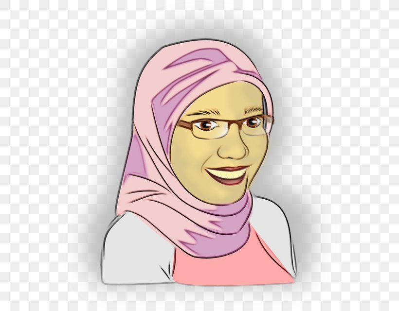Clip Art Illustration Hijab Ear Woman, PNG, 571x640px, Hijab, Art, Cartoon, Cheek, Chin Download Free