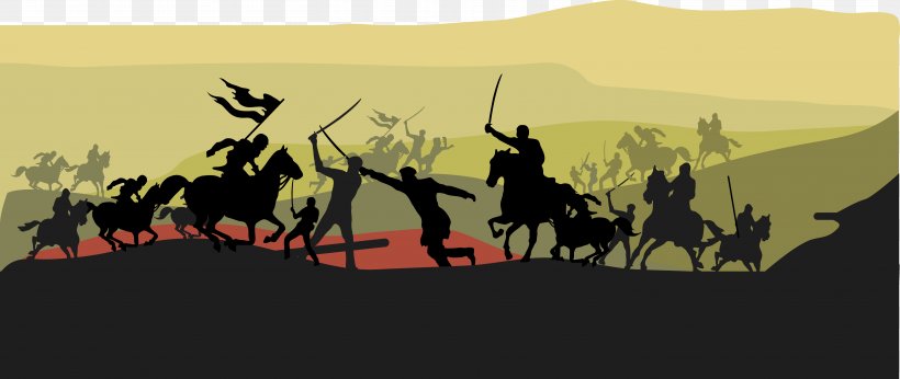 Soldier Silhouette Illustration, PNG, 5839x2464px, Soldier, Army, Art, Cattle Like Mammal, Combat Download Free