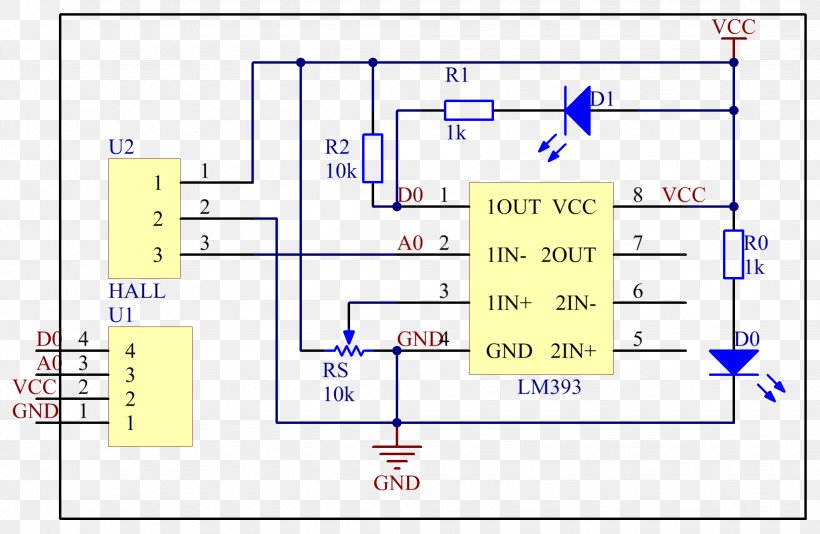 Wiring Diagram Schematic Hall Effect Sensor Circuit