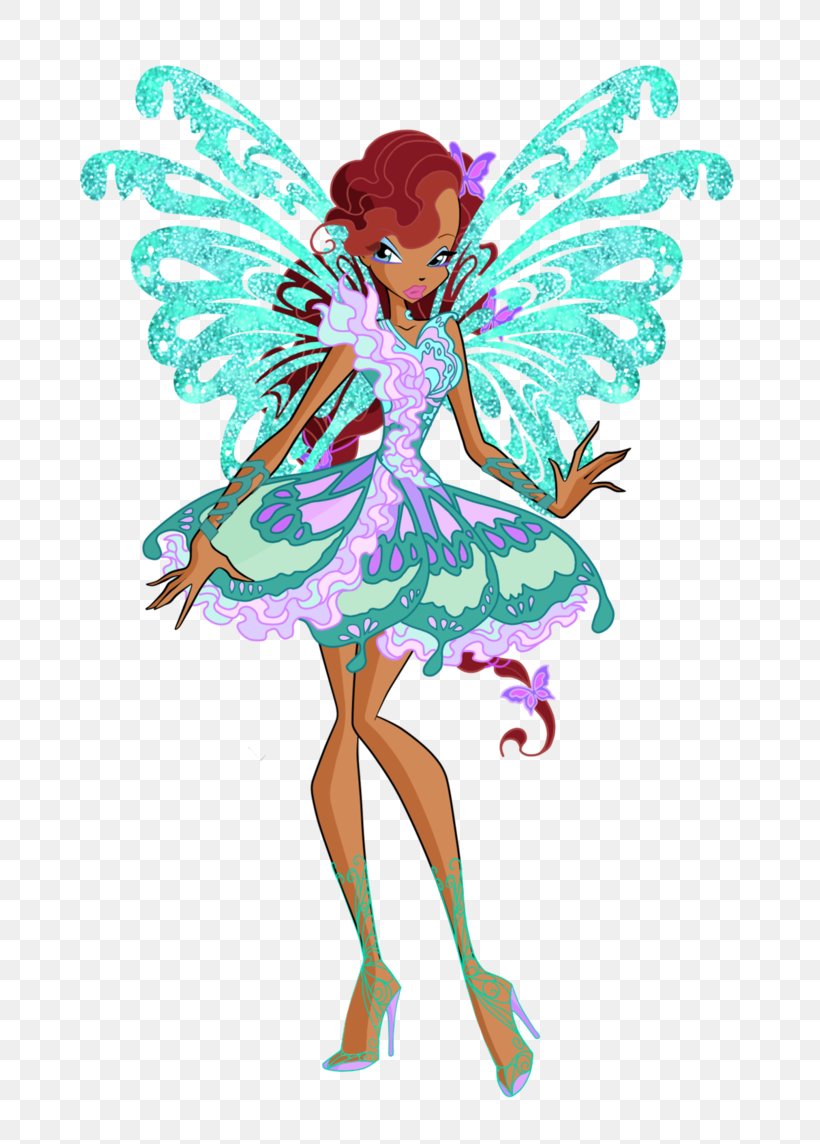 Aisha Bloom Tecna Musa Winx Club: Believix In You, PNG, 698x1144px, 4kids Tv, Aisha, Alfea, Animated Cartoon, Art Download Free