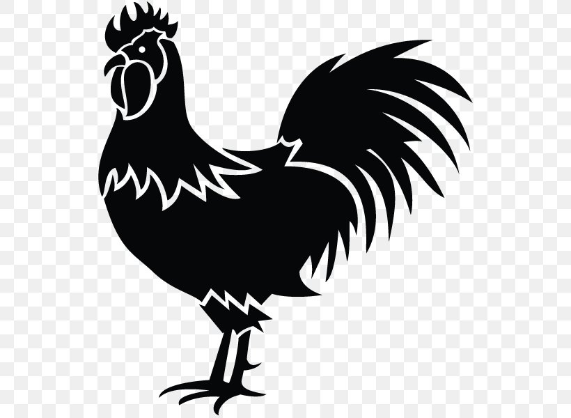 Chicken Vector Graphics Rooster Illustration Clip Art, PNG, 600x600px, Chicken, Beak, Bird, Blackandwhite, Chicken As Food Download Free
