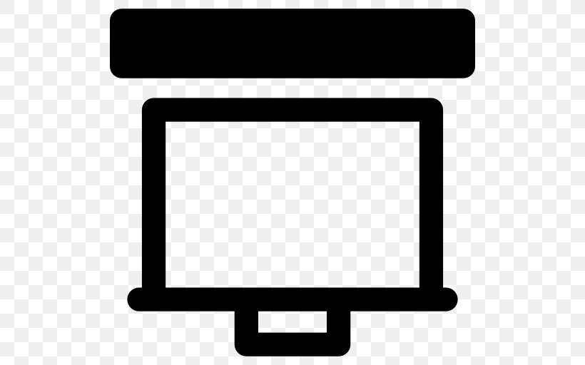 Computer Monitors Line White Font, PNG, 512x512px, Computer Monitors, Area, Black, Black And White, Black M Download Free