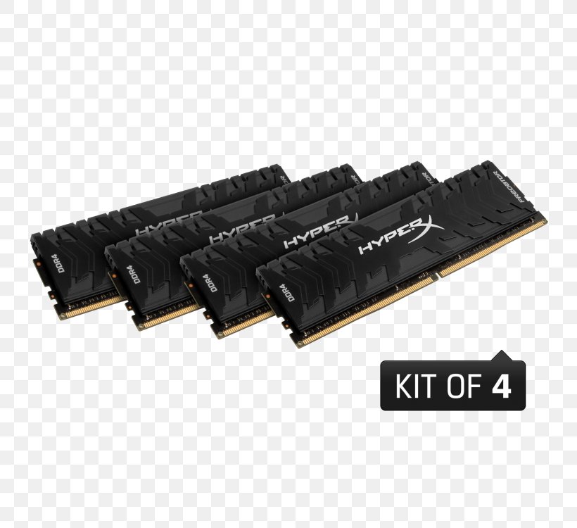 DDR4 SDRAM DIMM Kingston Technology Computer Memory, PNG, 750x750px, Ddr4 Sdram, Computer Data Storage, Computer Memory, Corsair Components, Ddr3 Sdram Download Free