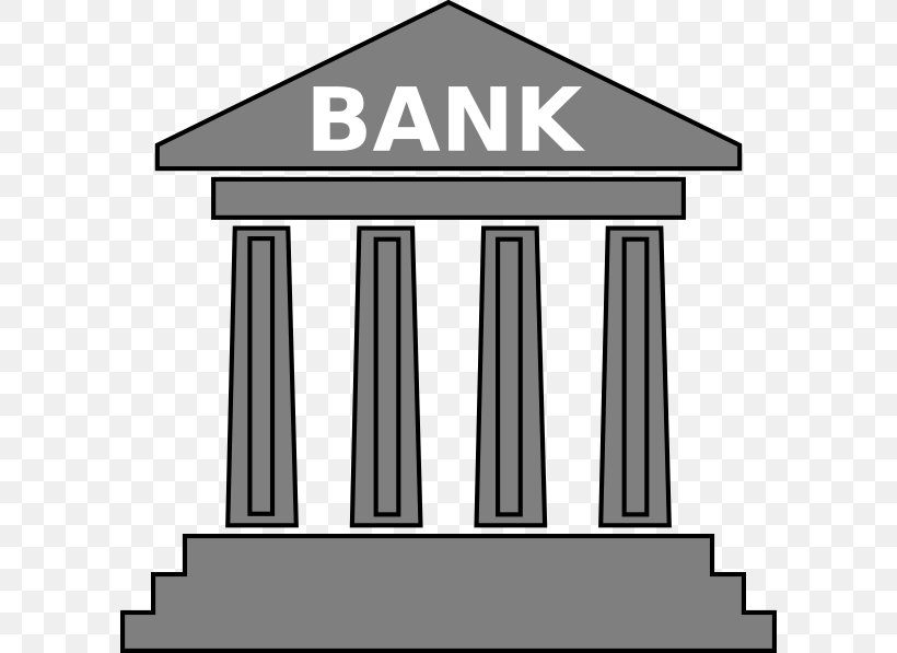 National Bank Free Banking Clip Art, PNG, 600x597px, Bank, Arch, Architecture, Black And White, Brand Download Free
