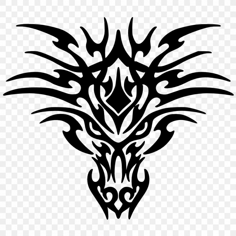 White Dragon Black And White Drawing Clip Art, PNG, 999x999px, Dragon, Black, Black And White, Drawing, Flower Download Free