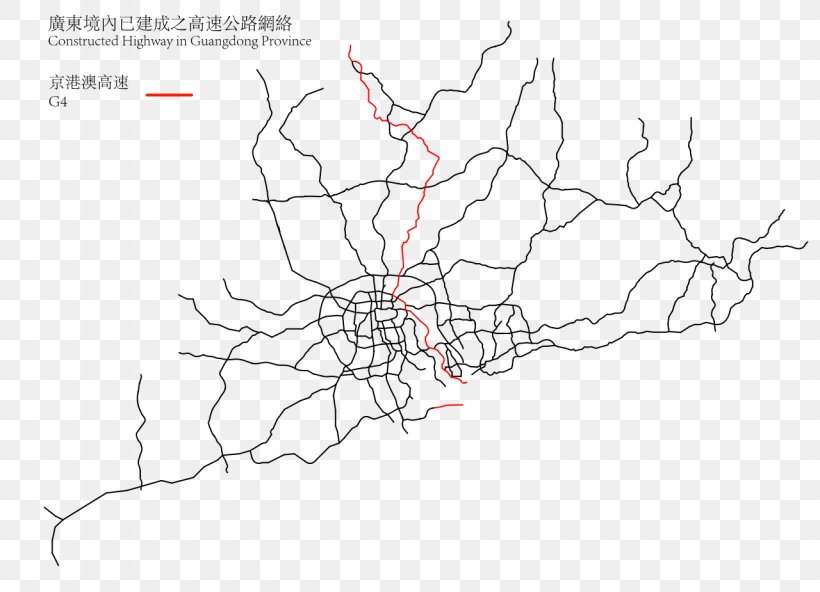 G35 Jinan–Guangzhou Expressway Meizhou Shanwei G4511 Longnan–Heyuan Expressway 中国国家高速公路网, PNG, 1280x925px, Meizhou, Area, Black And White, Branch, Controlledaccess Highway Download Free