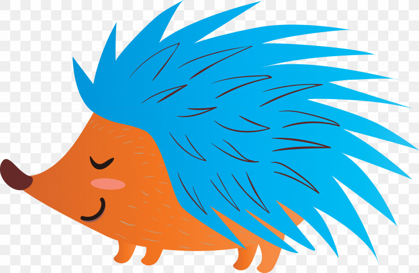 Cartoon Head Line Tail, PNG, 3000x1960px, Watercolor Hedgehog, Cartoon, Head, Line, Tail Download Free