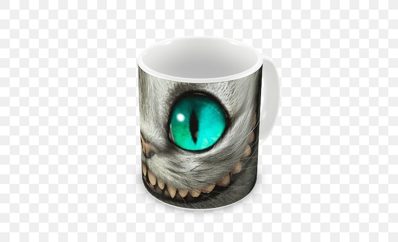 Cheshire Cat Mug Alice In Wonderland Computer Mouse, PNG, 500x500px, Watercolor, Cartoon, Flower, Frame, Heart Download Free