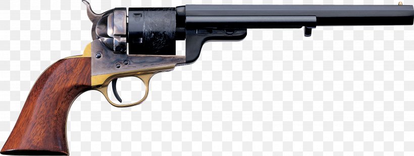 Colt 1851 Navy Revolver A. Uberti, Srl. .45 Colt Firearm, PNG, 3339x1260px, 38 Special, 45 Colt, Colt 1851 Navy Revolver, Air Gun, Cartridge Download Free