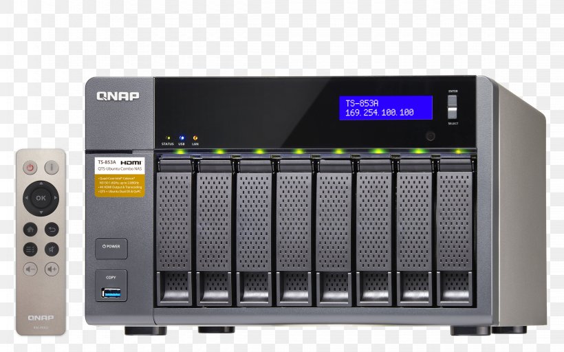 QNAP TS-453A Network Storage Systems QNAP Systems, Inc. Intel 10 Gigabit Ethernet, PNG, 4500x2813px, 10 Gigabit Ethernet, Qnap Ts453a, Audio Equipment, Audio Receiver, Central Processing Unit Download Free
