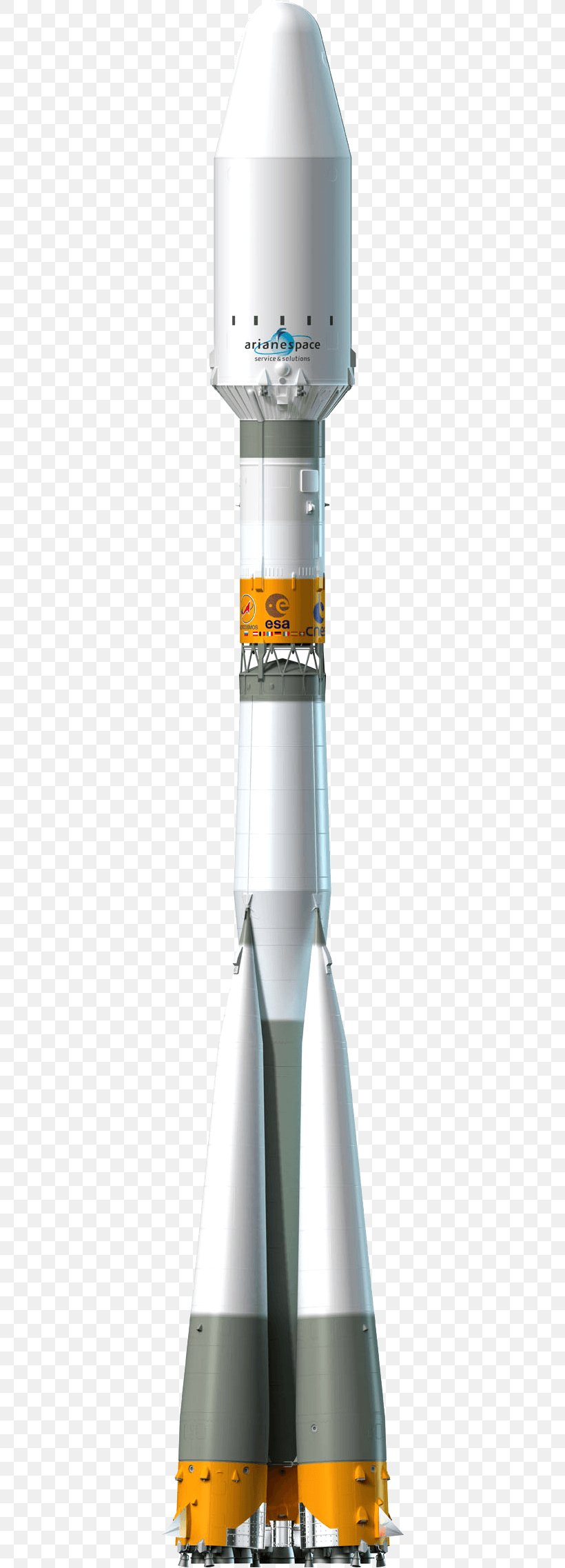 Soyuz At The Guiana Space Centre Rocket Launch Vehicle Arianespace, PNG, 354x2274px, Rocket, Ariane, Ariane 5, Arianespace, Booster Download Free