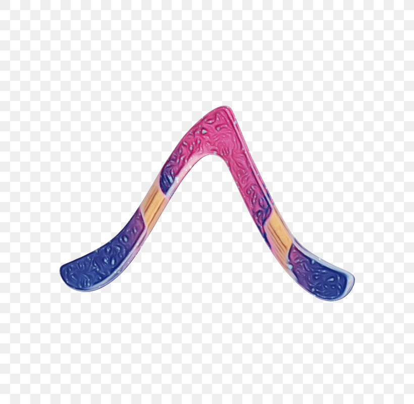Violet Purple Boomerang, PNG, 700x800px, Watercolor, Boomerang, Paint, Purple, Violet Download Free