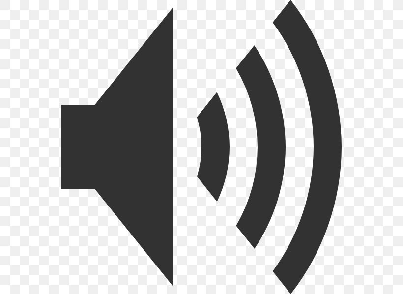 Clip Art Loudspeaker Openclipart Sound, PNG, 570x598px, Loudspeaker, Black, Black And White, Brand, Computer Speakers Download Free