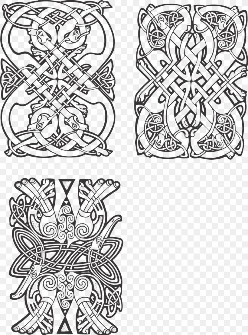 Ornament Celtic Knot Pattern, PNG, 945x1280px, Ornament, Area, Art, Black, Black And White Download Free