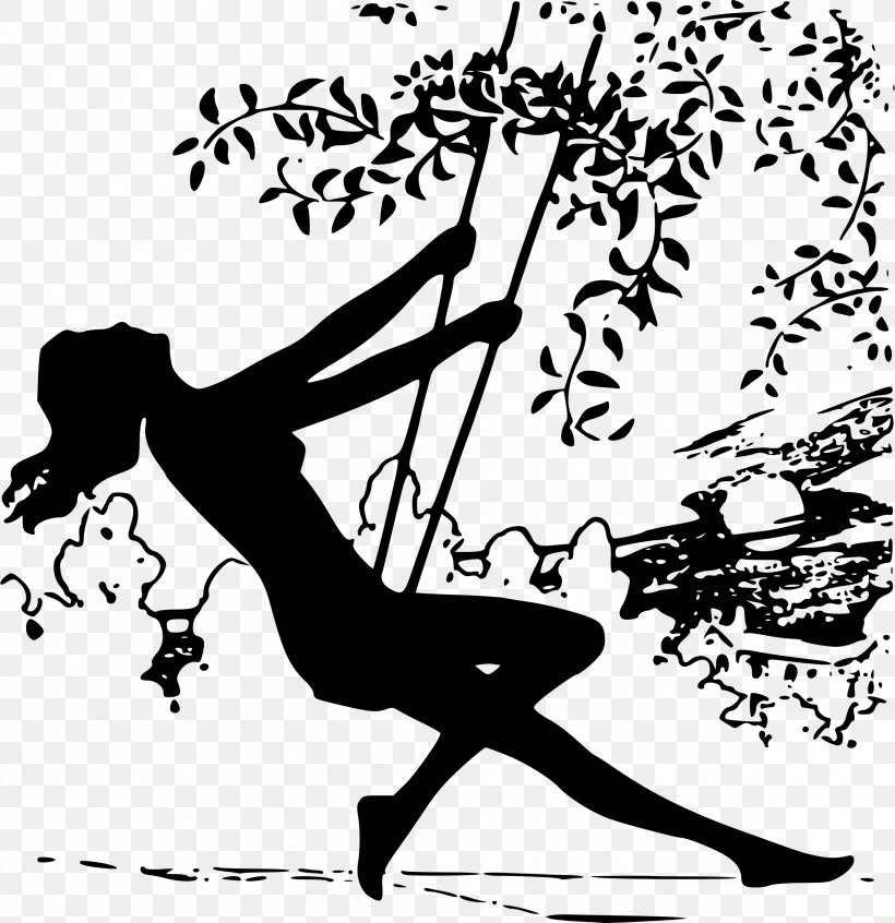 Swing Clip Art, PNG, 2324x2400px, Swing, Area, Art, Black And White, Branch Download Free