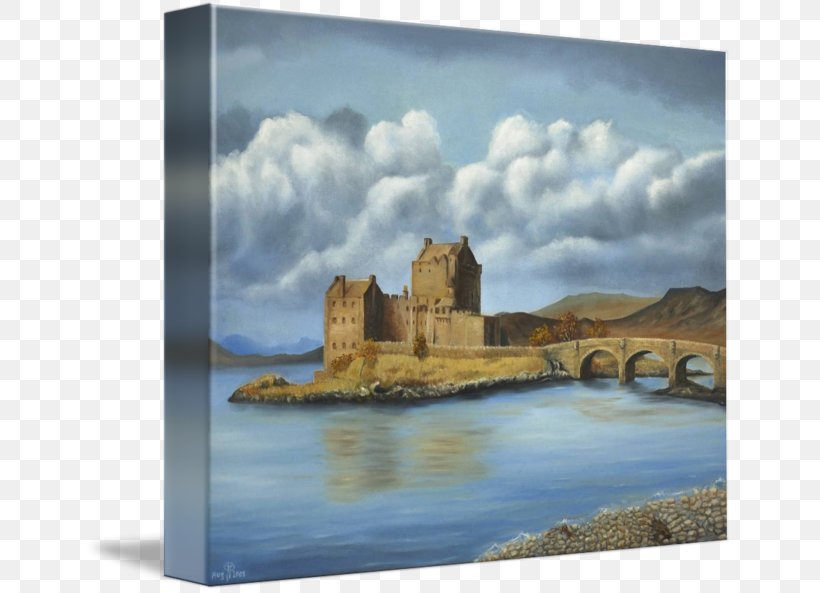 Eilean Donan Castle Painting Work Of Art Fine Art, PNG, 650x593px, Eilean Donan Castle, Arch, Art, Building, Cargo Download Free