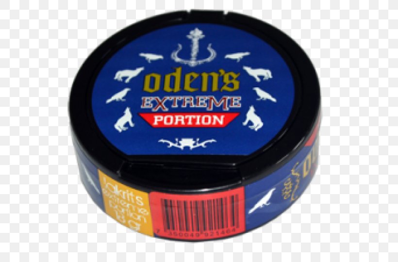 Liquorice Snus Oden's Chewing Tobacco, PNG, 600x540px, Liquorice, Brand, Chewing Tobacco, Cigarette, Electric Blue Download Free