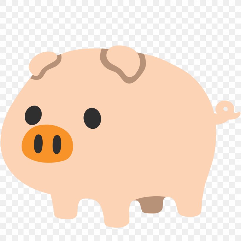 Domestic Pig Galaxy Pig Emoji P I G PIG Pig Pig, PNG, 1024x1024px, Domestic Pig, Android, Android Nougat, Carnivoran, Dog Like Mammal Download Free