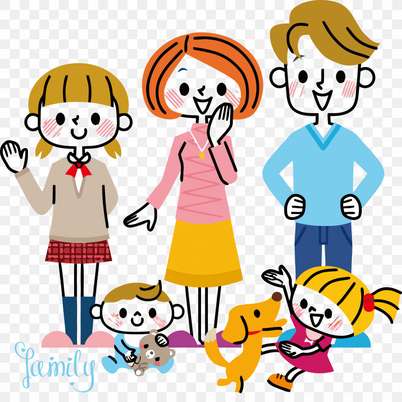 Family Day Happy Family Day Family, PNG, 2998x3000px, Family Day, Cartoon, Cheek, Child, Facial Expression Download Free