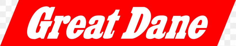 Great Dane Logo Brand Tsuruda Font, PNG, 1143x225px, Great Dane, Area, Brand, Logo, Red Download Free