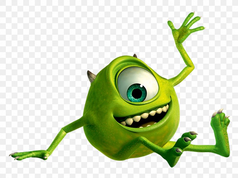 Mike Wazowski James P. Sullivan Randall Boggs Pixar, PNG, 1024x768px, Mike Wazowski, Amphibian, Character, Film, Food Download Free