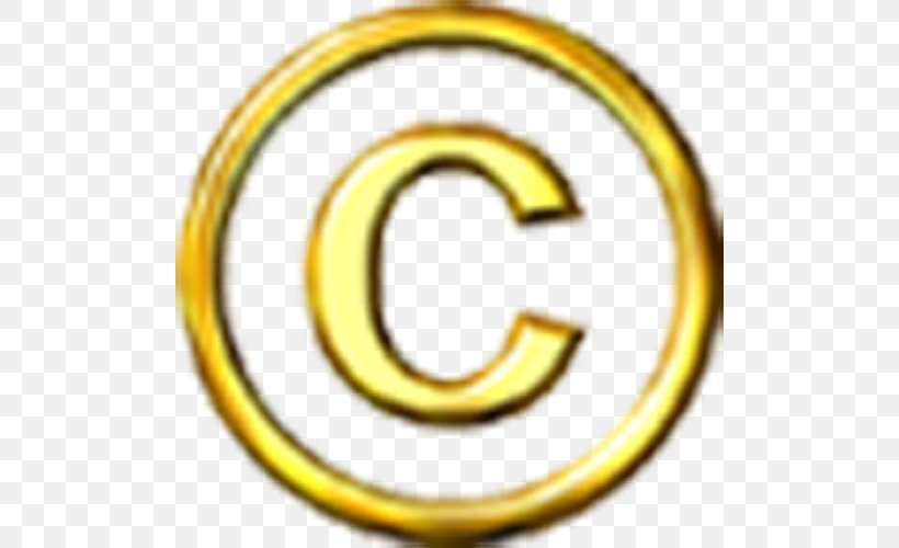 Copyright Symbol Registered Trademark Symbol Patent, PNG, 500x500px, Copyright Symbol, Area, Body Jewelry, Copyright, Copyright Infringement Download Free