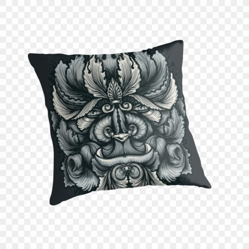 Cushion Throw Pillows T-shirt Visual Arts, PNG, 875x875px, Cushion, Art, Filigree, Leaf, Pillow Download Free